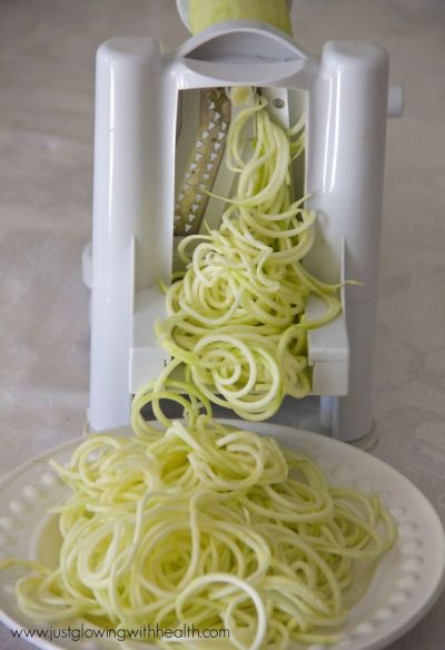 Raw Zucchini Noodles