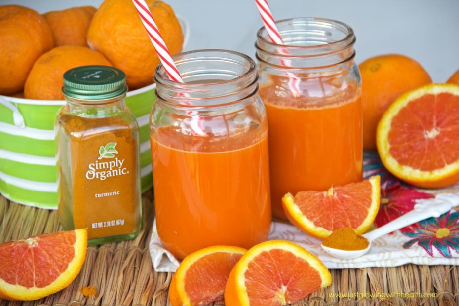 Orange Carrot Ginger Juice With a Twist - Just Glowing with Health