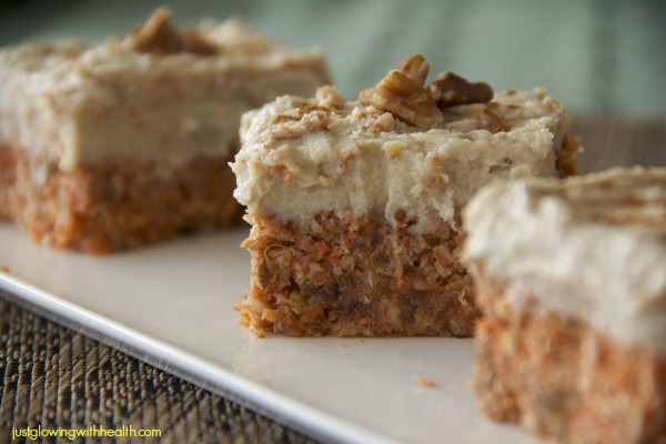 No Bake Carrot Cake with Vanilla Cream Frosting