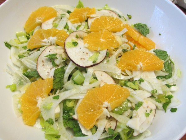 Orange Mint Fennel Salad