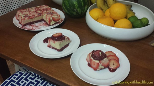 Citrus Berry Cheesecake with Berry Sauce Recipe