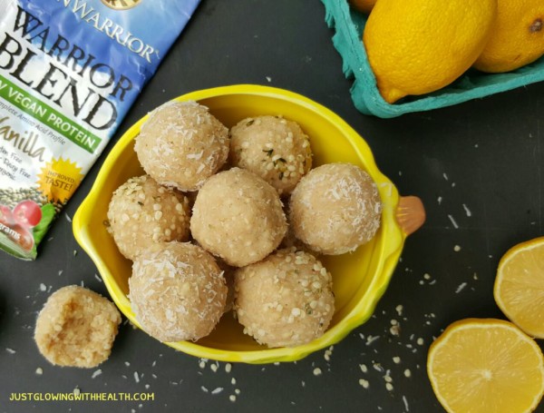 Lemon Coconut Protein Balls