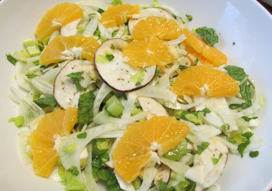 Orange Mint Fennel Salad