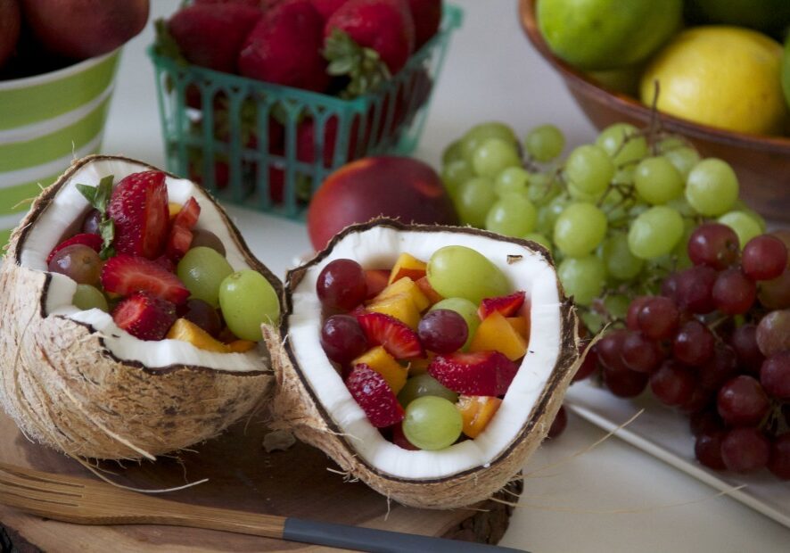 Coconut Fruit Bowls